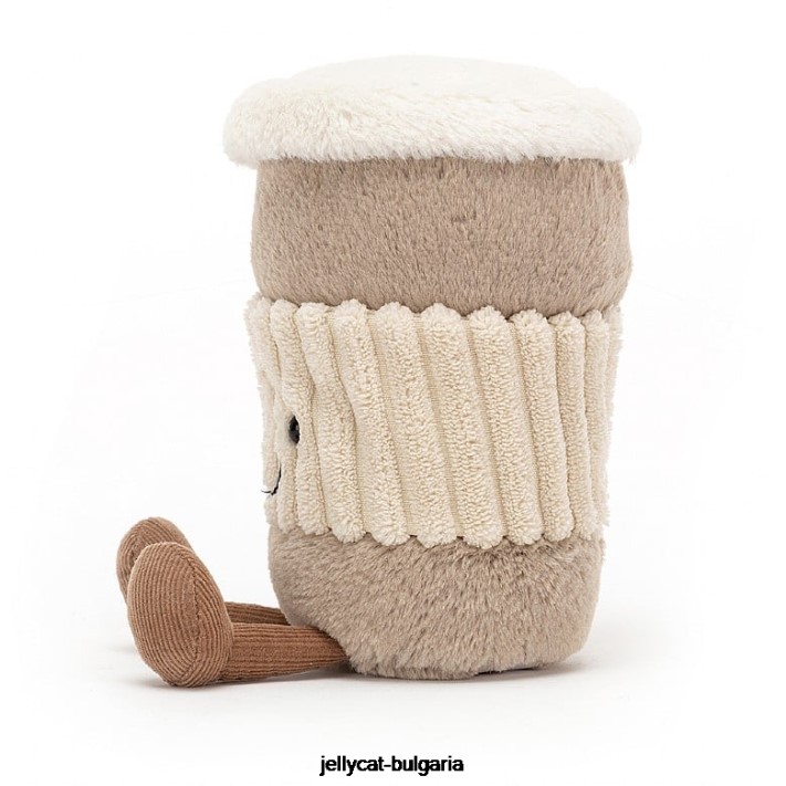 Jellycat zábavná káva-to-go béžová 675 hračka
