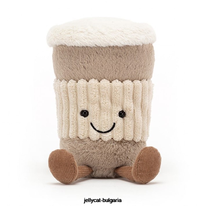 Jellycat zábavná káva-to-go béžová 675 hračka