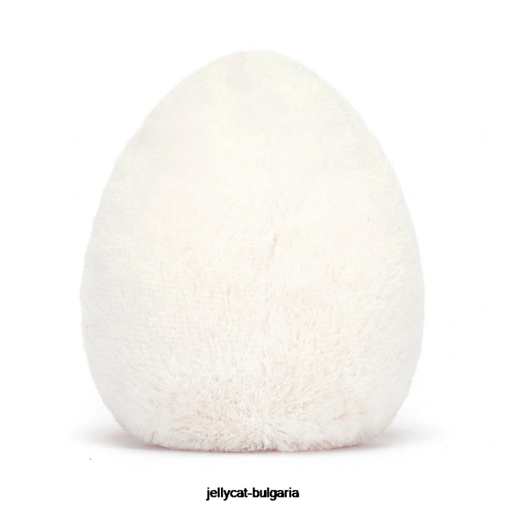 Jellycat zábavná vařená vejce šik bílá a žlutá 55 hračka