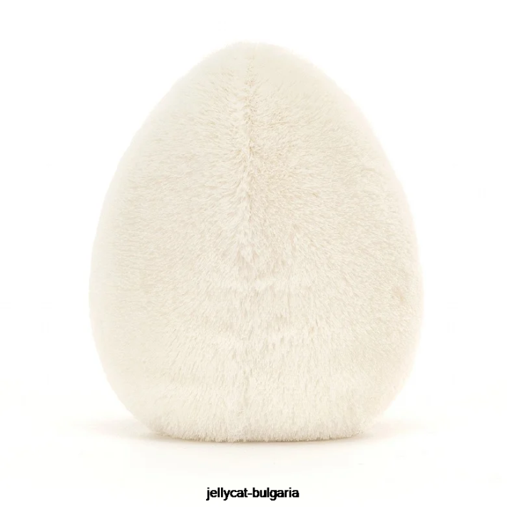 Jellycat zábavná vařená vejce šik bílá a žlutá 55 hračka