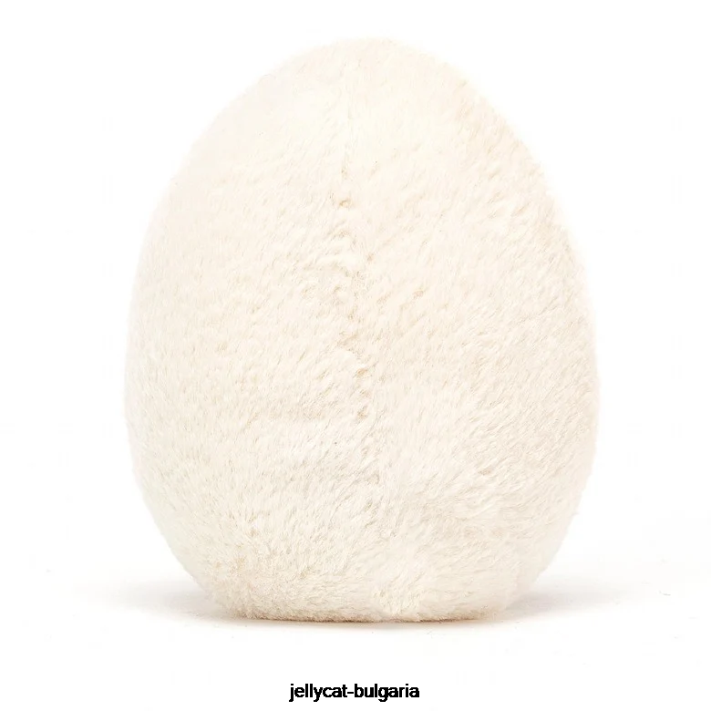 Jellycat zábavná vařená vejce šik bílá a žlutá 55 hračka
