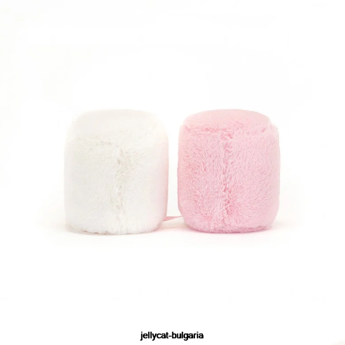 Jellycat zábavné růžové a bílé marshmallows vícebarevné 603 hračka