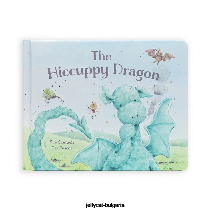 Jellycat škytavka dračí kniha a fuddlewuddle dračí zelená 811 rezervovat