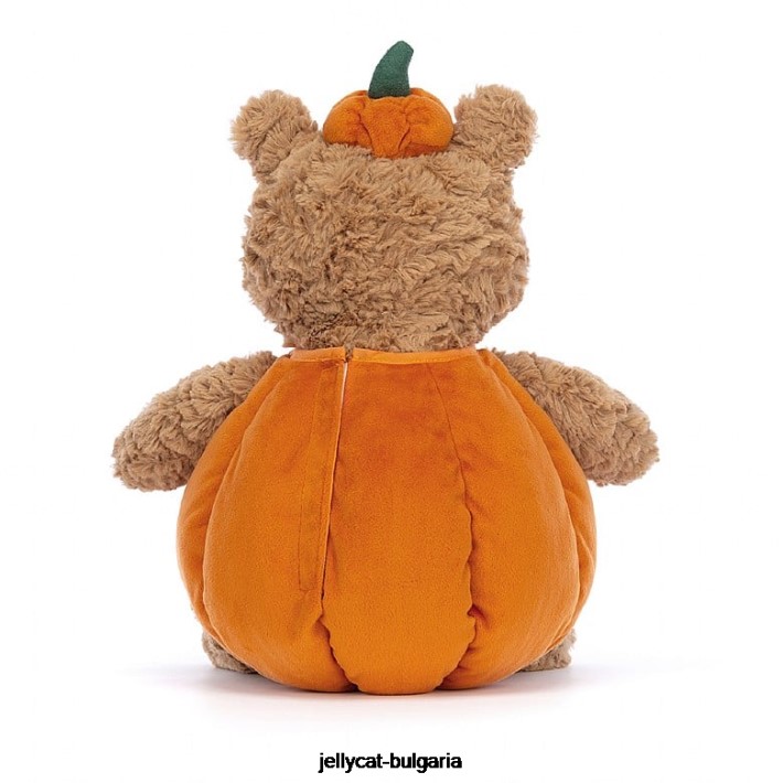 Jellycat Бартоломей мечка тиква кафяво 177 играчка
