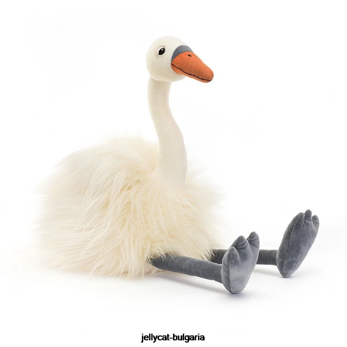 Jellycat Евелин Суон Уайт 433 играчка