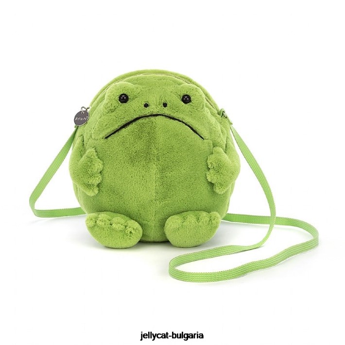 Jellycat Рики чанта дъждовна жаба зелена 118 чанта