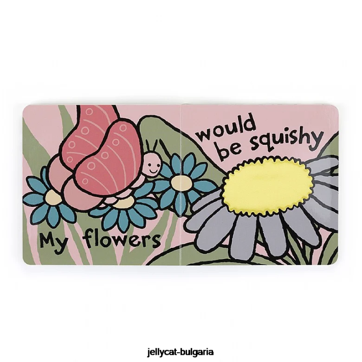 Jellycat ако бях пеперуда книга многоцветна 756 Книга