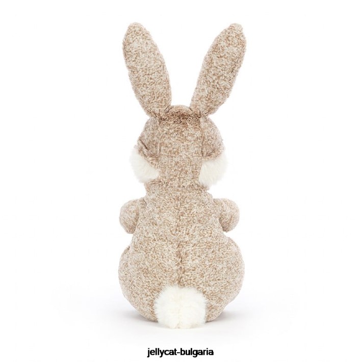 Jellycat амбрози заек кафяво и бяло 409 играчка