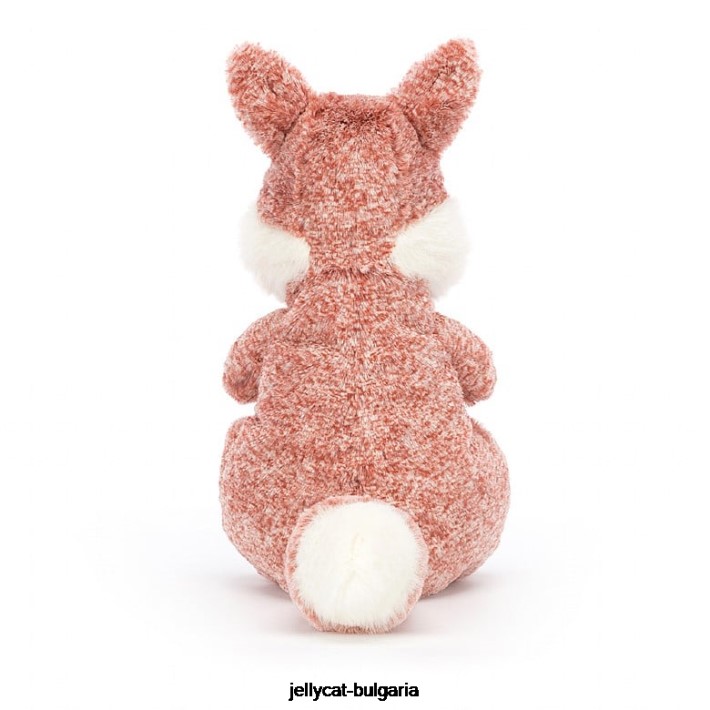 Jellycat амброзиева лисица кафяво и бяло 408 играчка