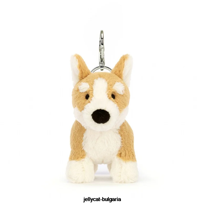 Jellycat бети корги чанта чар мед 84 аксесоар