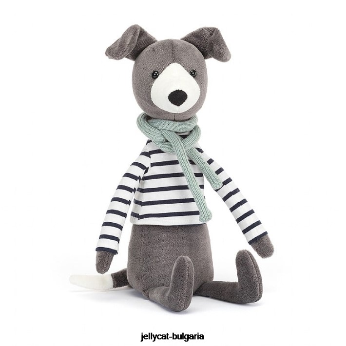 Jellycat бийтник приятел уипит сив 117 играчка