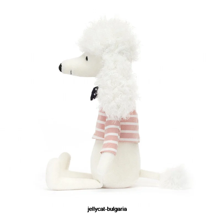 Jellycat битник приятел пудел крем 239 играчка