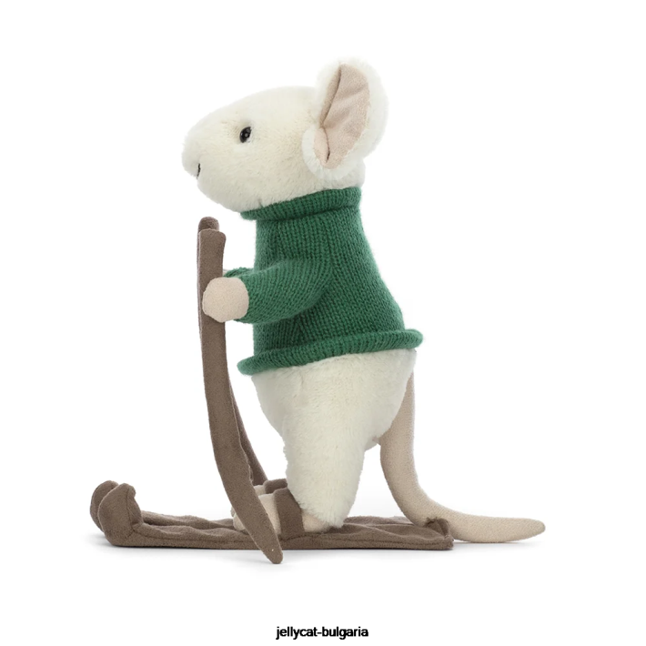 Jellycat весела мишка кара ски зелено 233 играчка