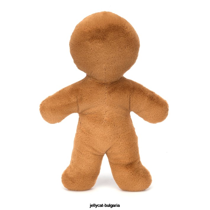 Jellycat весели джинджифилови сладки огромни кафяви 2 играчка