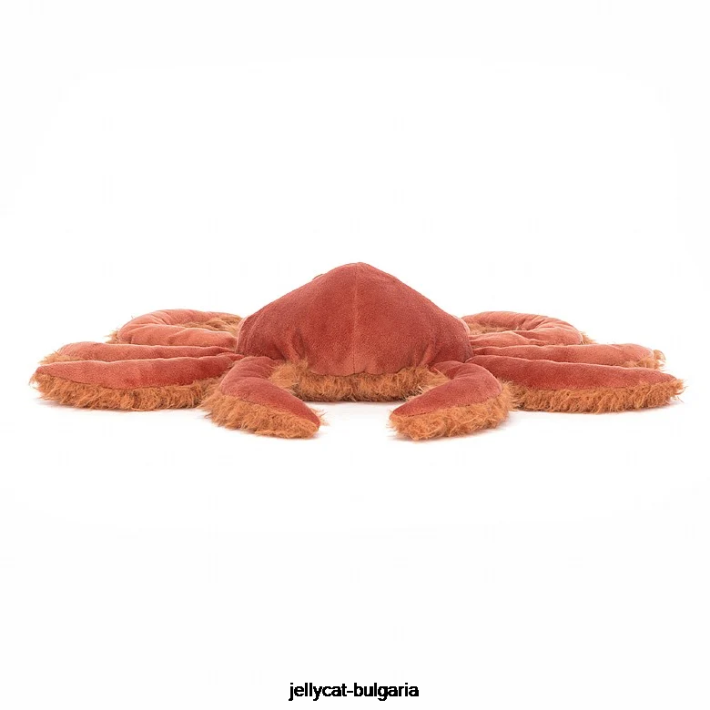 Jellycat вретеновидни краби портокал 444 играчка