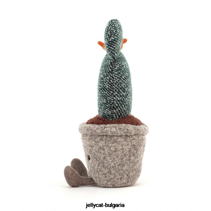 Jellycat глупав сочен многоцветен кактус от опунция 50 играчка