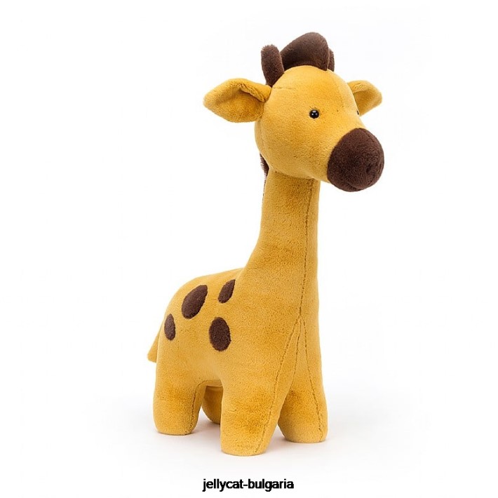 Jellycat голям петнист жираф жълт 477 играчка