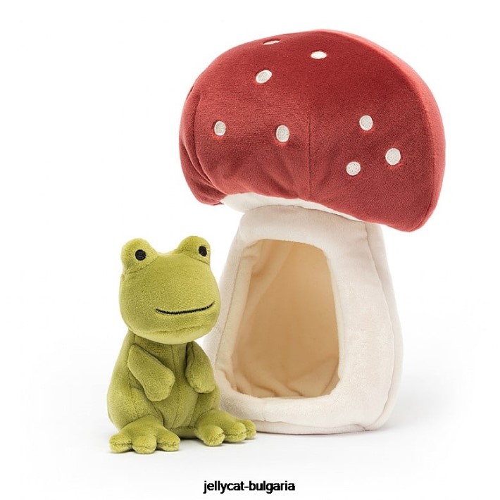 Jellycat горска фауна жаба зелена 143 играчка