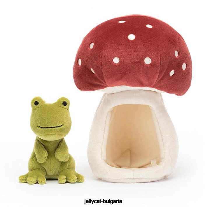 Jellycat горска фауна жаба зелена 143 играчка