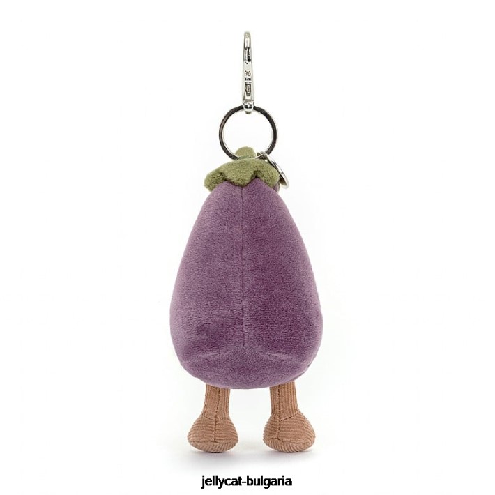 Jellycat жив патладжан чанта очарование лилаво 75 аксесоар