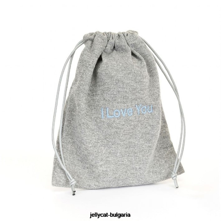 Jellycat забавен диамантен пръстен сив 535 играчка