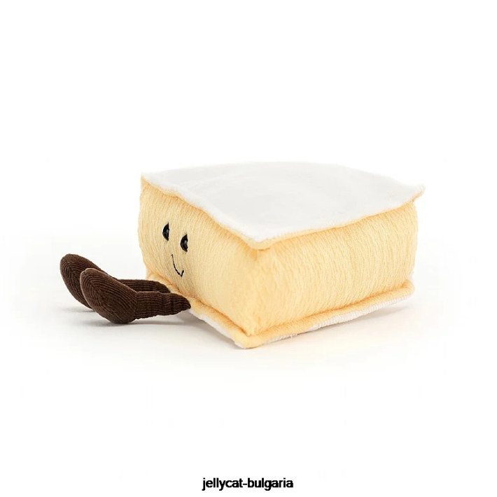 Jellycat забавен крем Бри 27 играчка