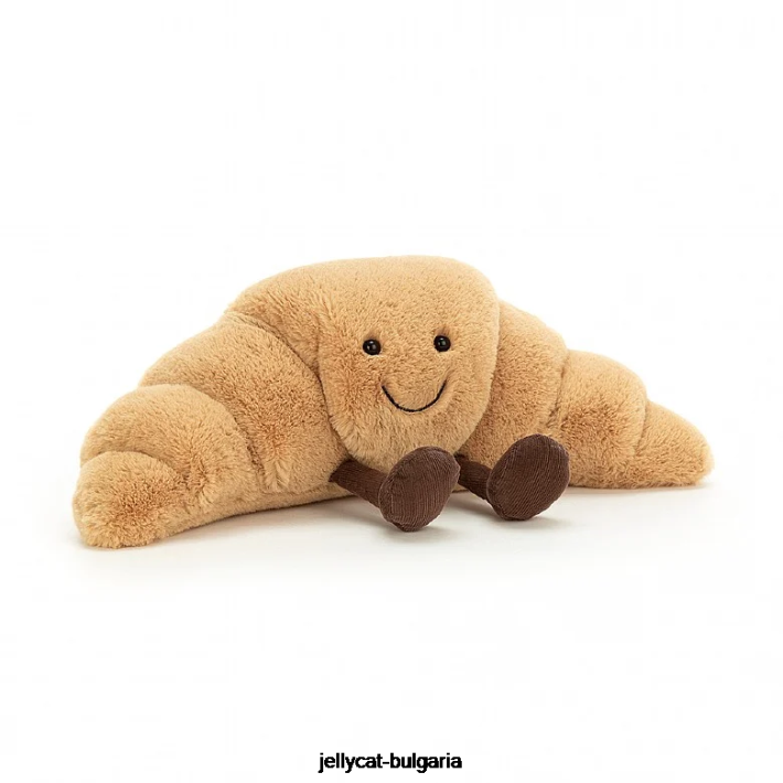 Jellycat забавен кроасан бежов 527 играчка