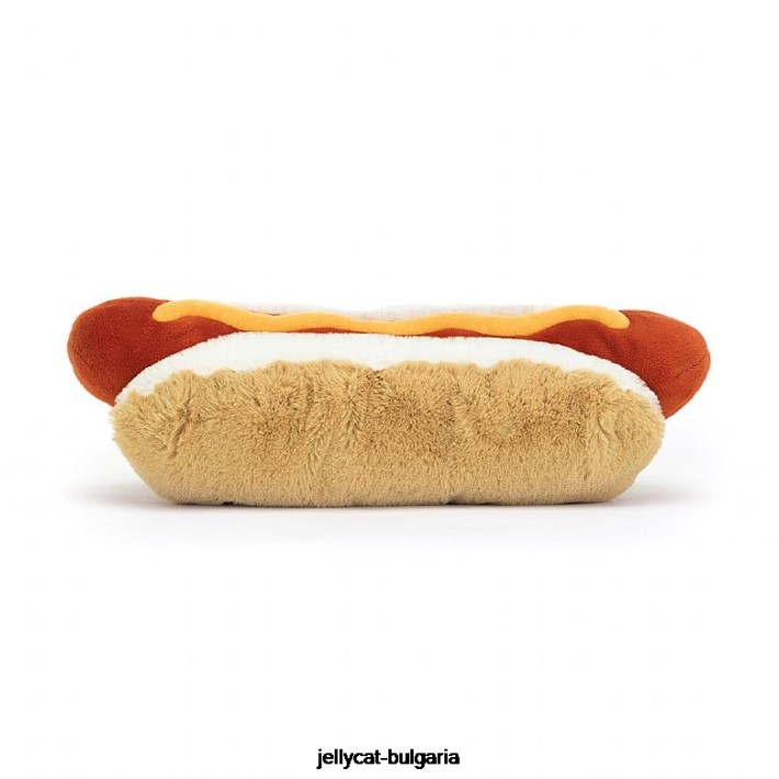 Jellycat забавен многоцветен хотдог 56 играчка
