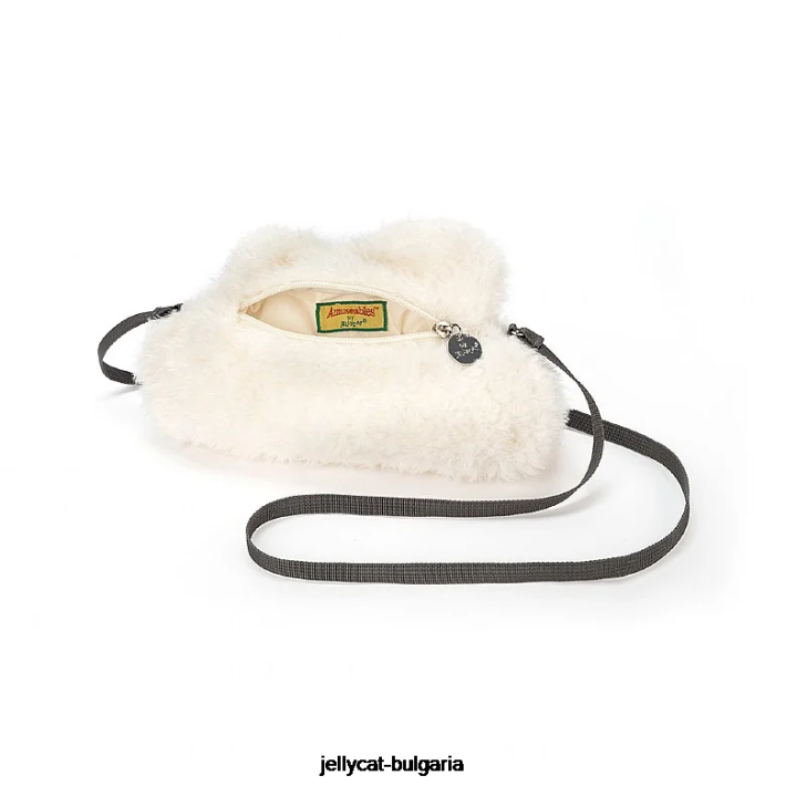 Jellycat забавна облачна чанта бяла 61 чанта