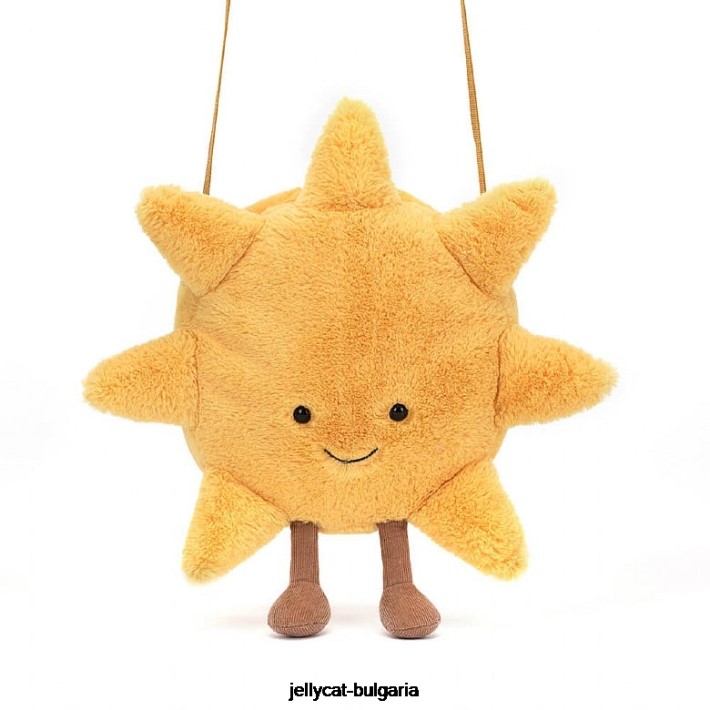 Jellycat забавна слънчева чанта жълта 114 чанта