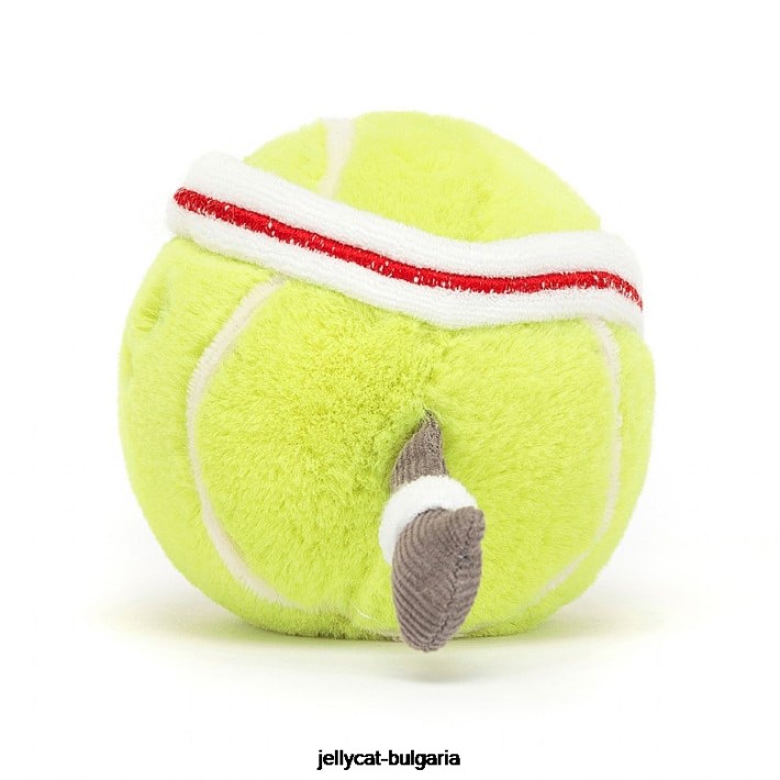 Jellycat забавна спортна тенис топка зелена 28 играчка