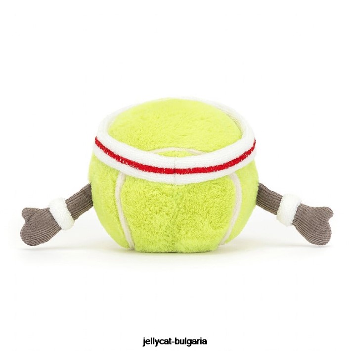 Jellycat забавна спортна тенис топка зелена 28 играчка