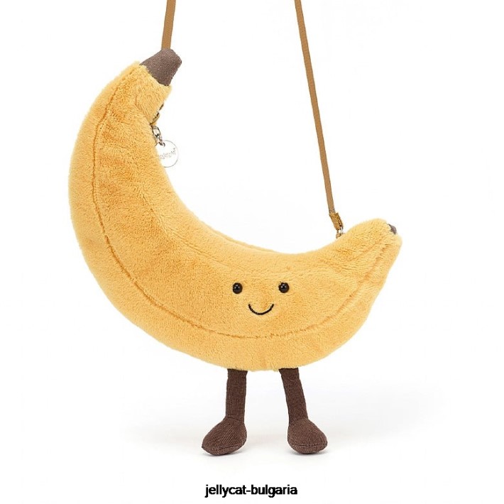 Jellycat забавна чанта банан жълта 306 чанта