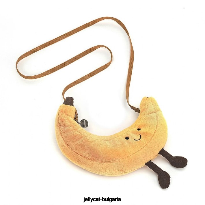 Jellycat забавна чанта банан жълта 306 чанта