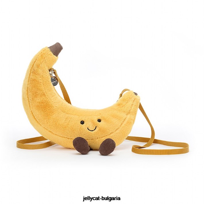 Jellycat забавна чанта банан жълта 306 чанта