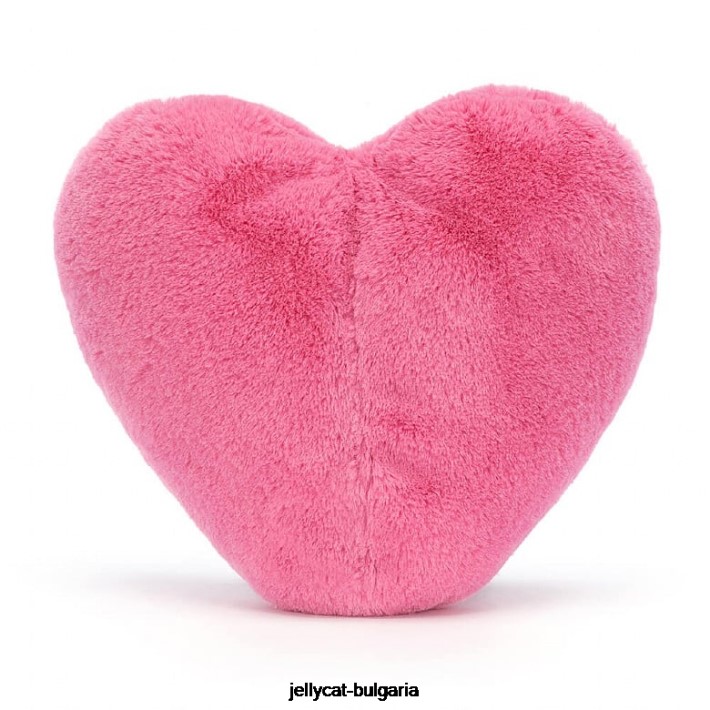 Jellycat забавно горещо сърце розово 22 играчка