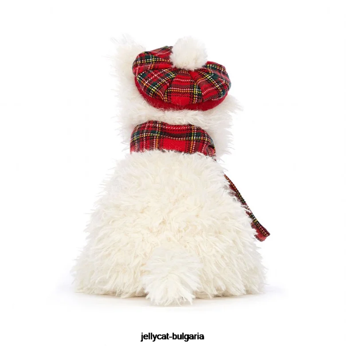 Jellycat зимен топъл крем за кучета munro scottie 52 играчка