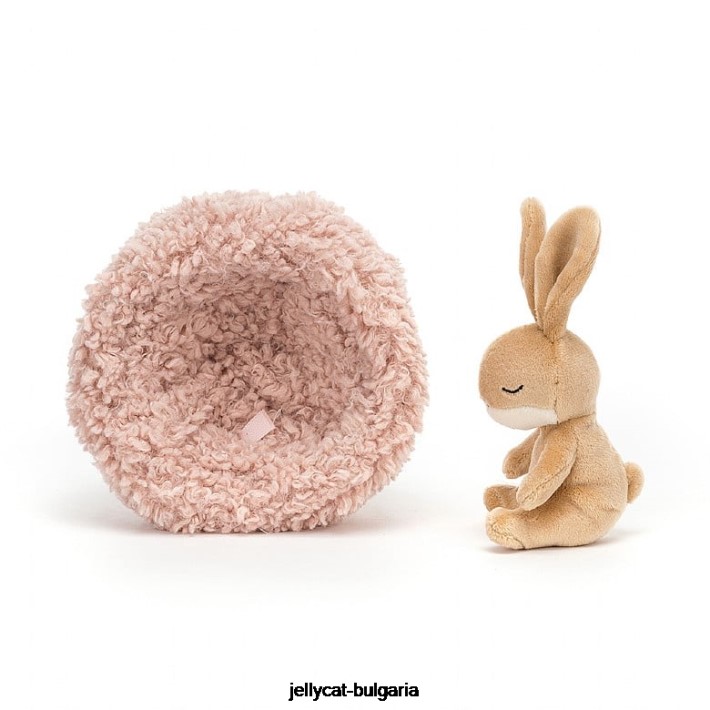 Jellycat зимно зайче бежово 127 играчка