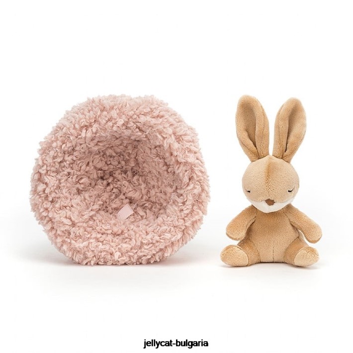 Jellycat зимно зайче бежово 127 играчка