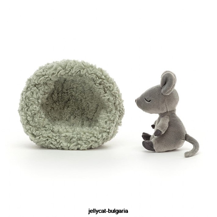 Jellycat зимно зайче бежово 127 играчка