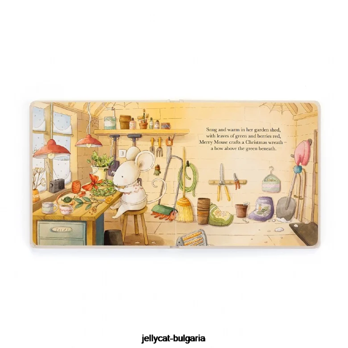 Jellycat книжка весела мишка многоцветна 182 Книга