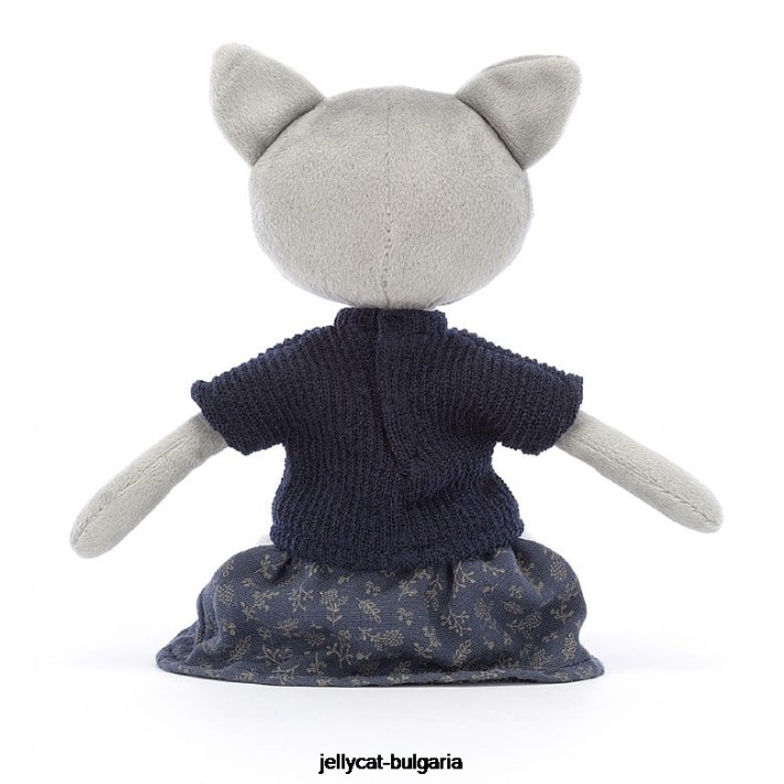 Jellycat кокетка мила зайче бежово 326 играчка