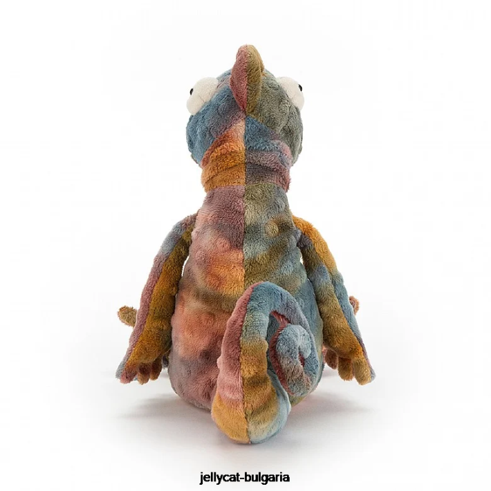 Jellycat колин многоцветен хамелеон 201 играчка