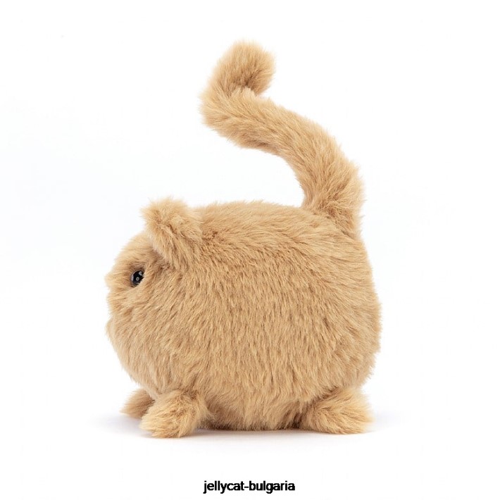 Jellycat коте caboodle джинджифил портокал 418 играчка