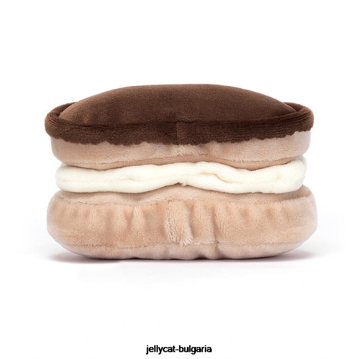 Jellycat красив сладкарски еклер кафяв 133 играчка