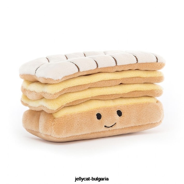 Jellycat красива сладкарница mille feuille многоцветна 110 играчка