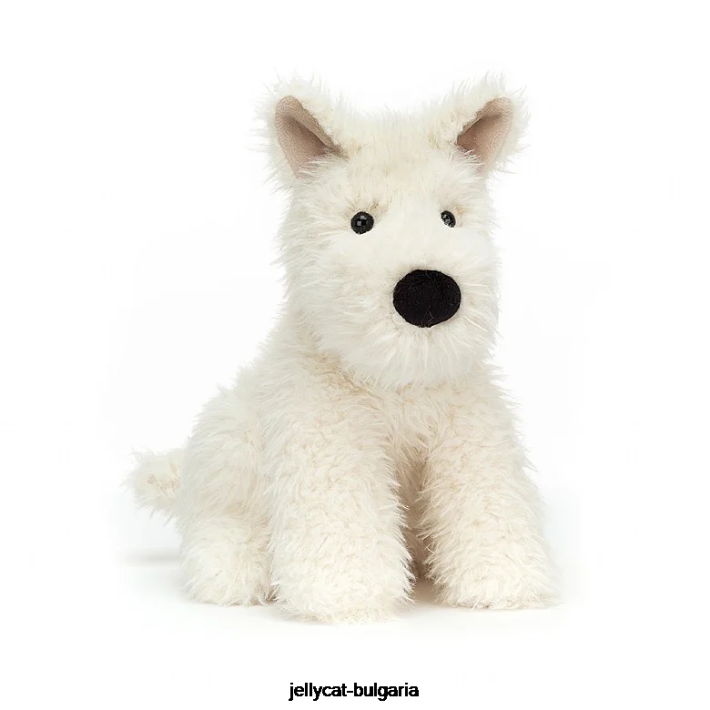 Jellycat крем за кучета munro scottie 317 играчка
