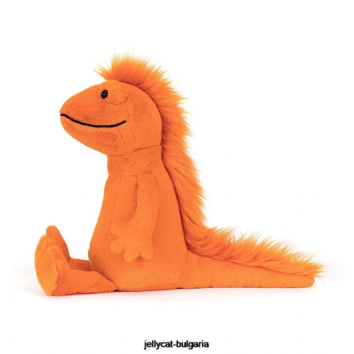 Jellycat круз гребенест тритон оранжев 350 играчка