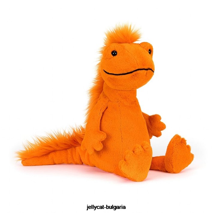Jellycat круз гребенест тритон оранжев 350 играчка