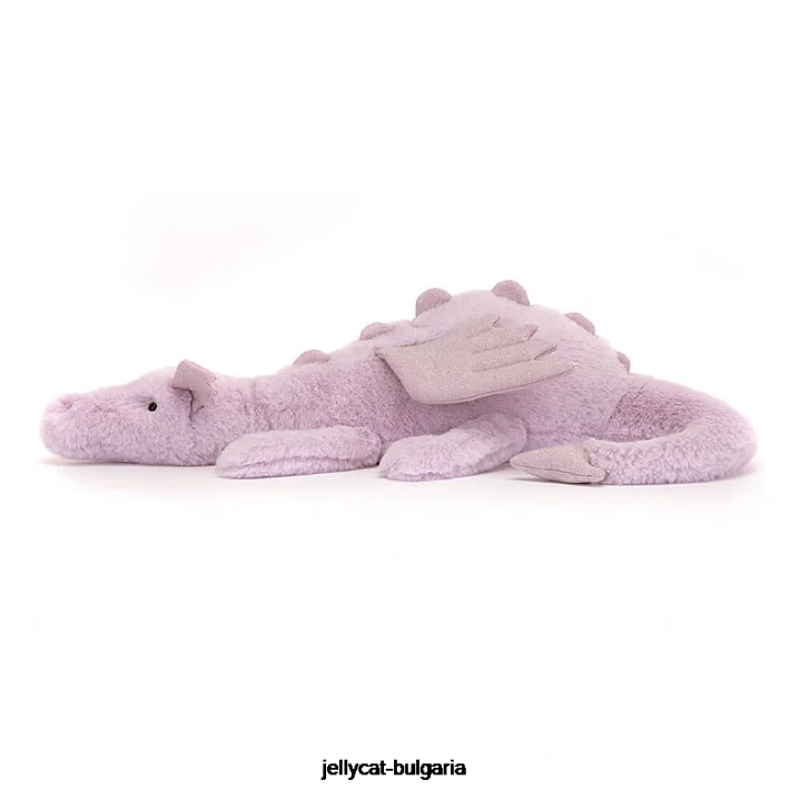 Jellycat лавандула дракон люляк 41 играчка